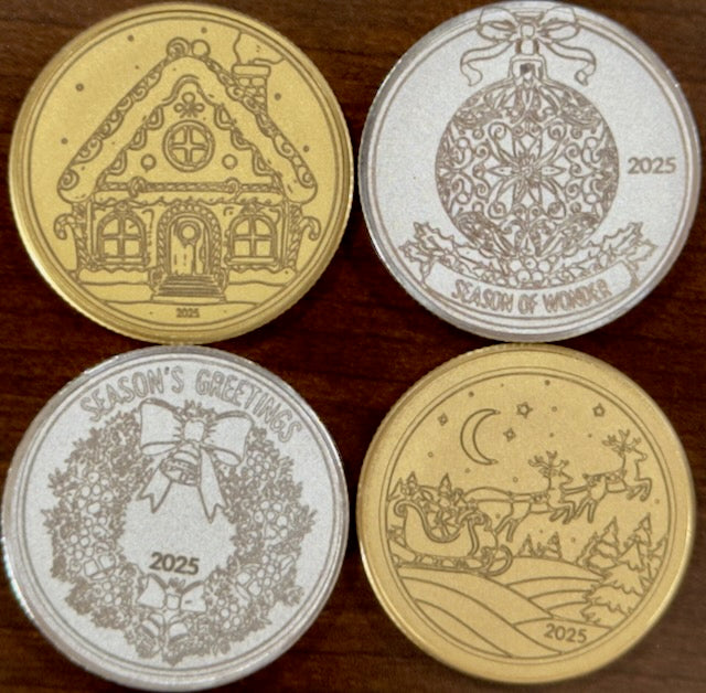 Limited Edition 2025 Holiday Keepsake Gift Coins