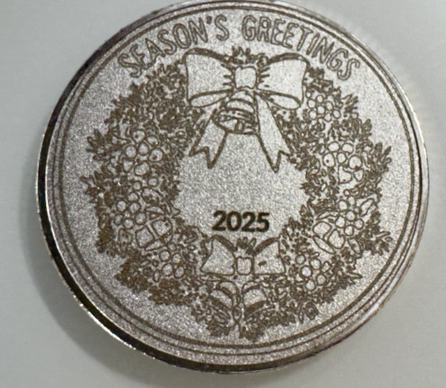 Limited Edition 2025 Holiday Keepsake Gift Coins