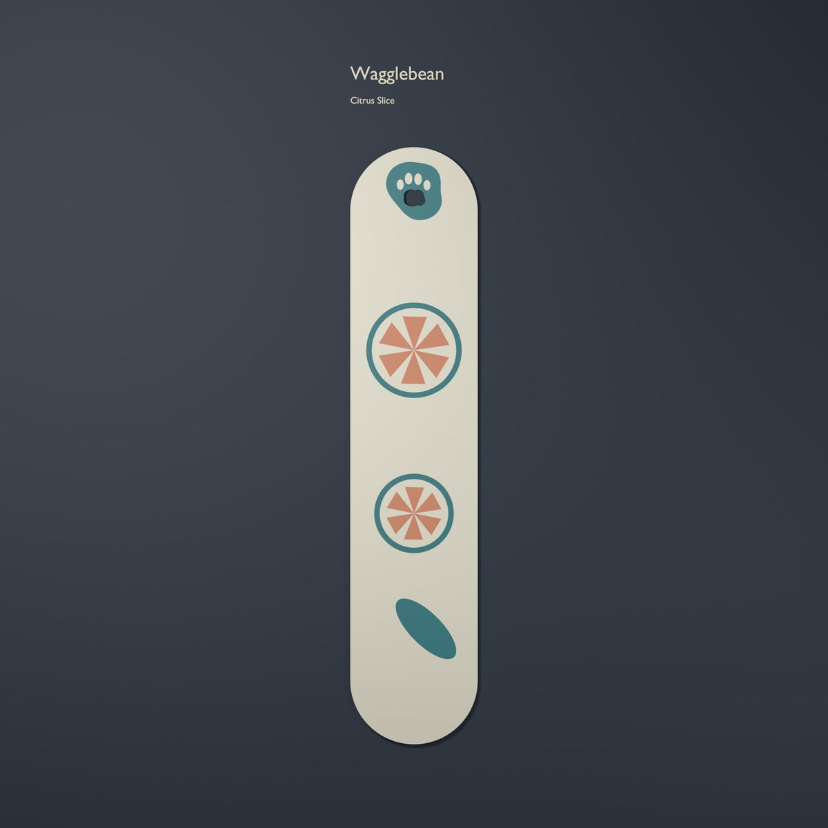 Coastal Summer bookmark – Citrus Slice