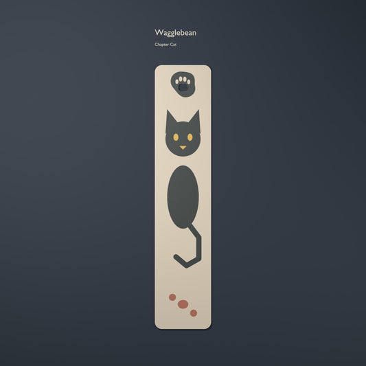 Cozy Reading bookmark – Chapter Cat