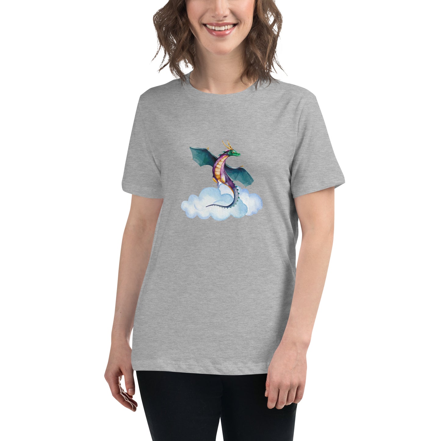 Believe in Dragons! Women's Relaxed T-Shirt - S&J Pictures