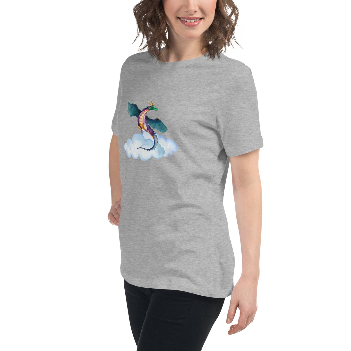 Believe in Dragons! Women's Relaxed T-Shirt - S&J Pictures