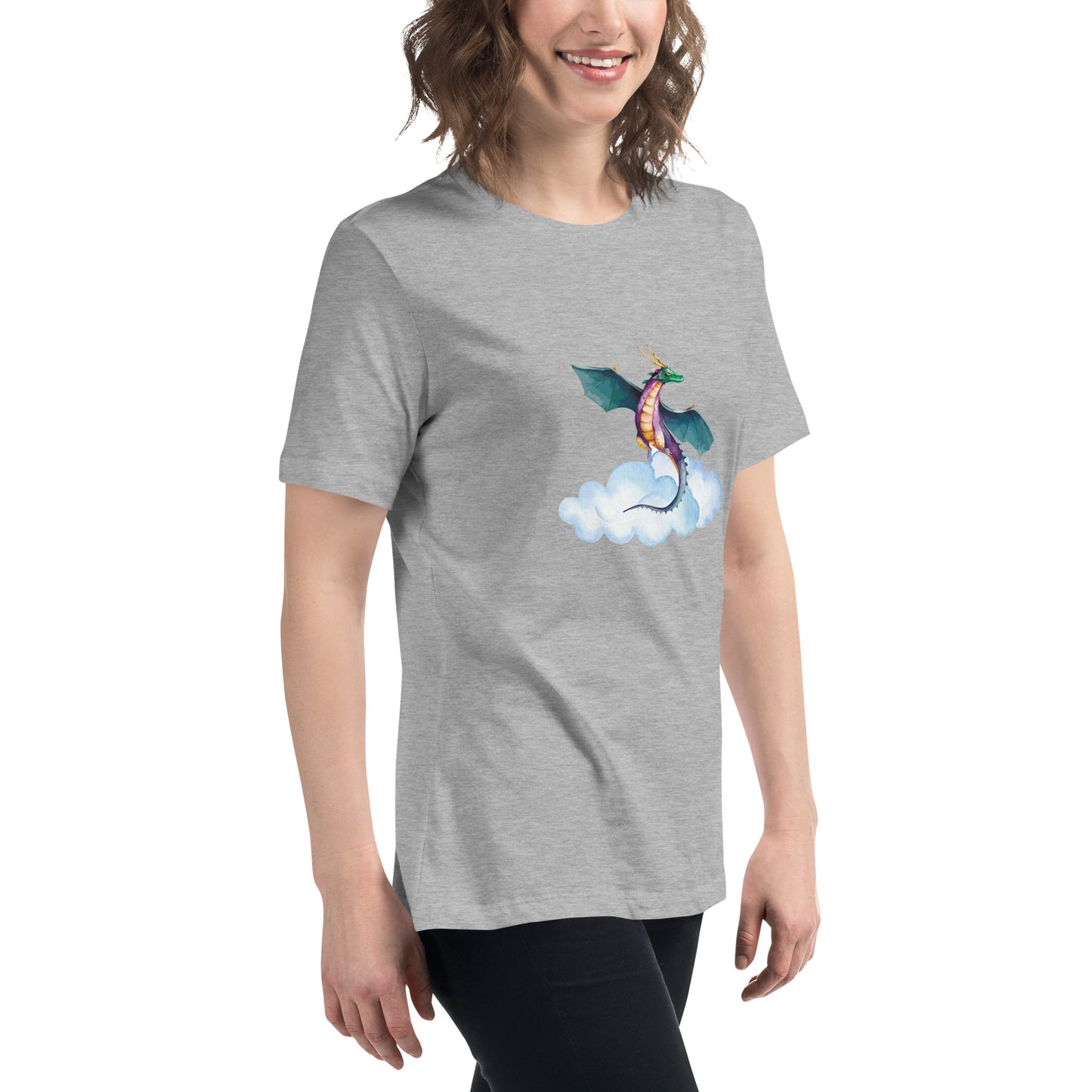 Believe in Dragons! Women's Relaxed T-Shirt - S&J Pictures