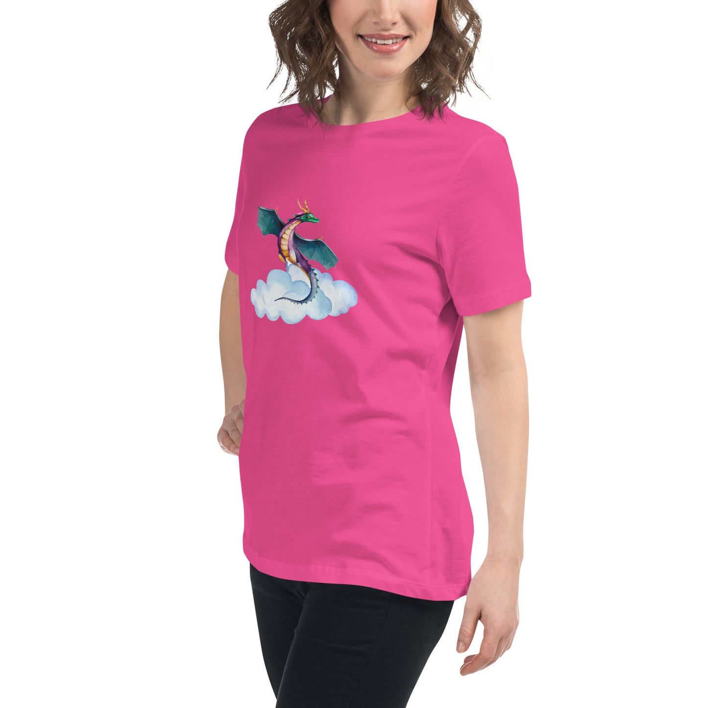 Believe in Dragons! Women's Relaxed T-Shirt - S&J Pictures