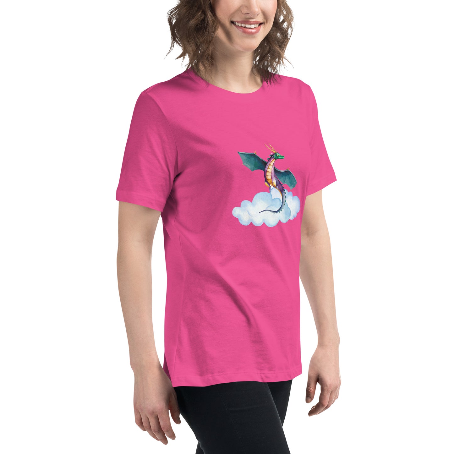 Believe in Dragons! Women's Relaxed T-Shirt - S&J Pictures