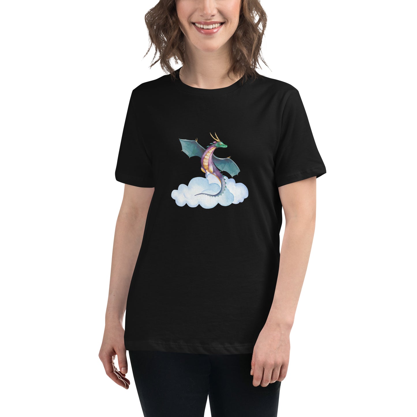 Believe in Dragons! Women's Relaxed T-Shirt - S&J Pictures