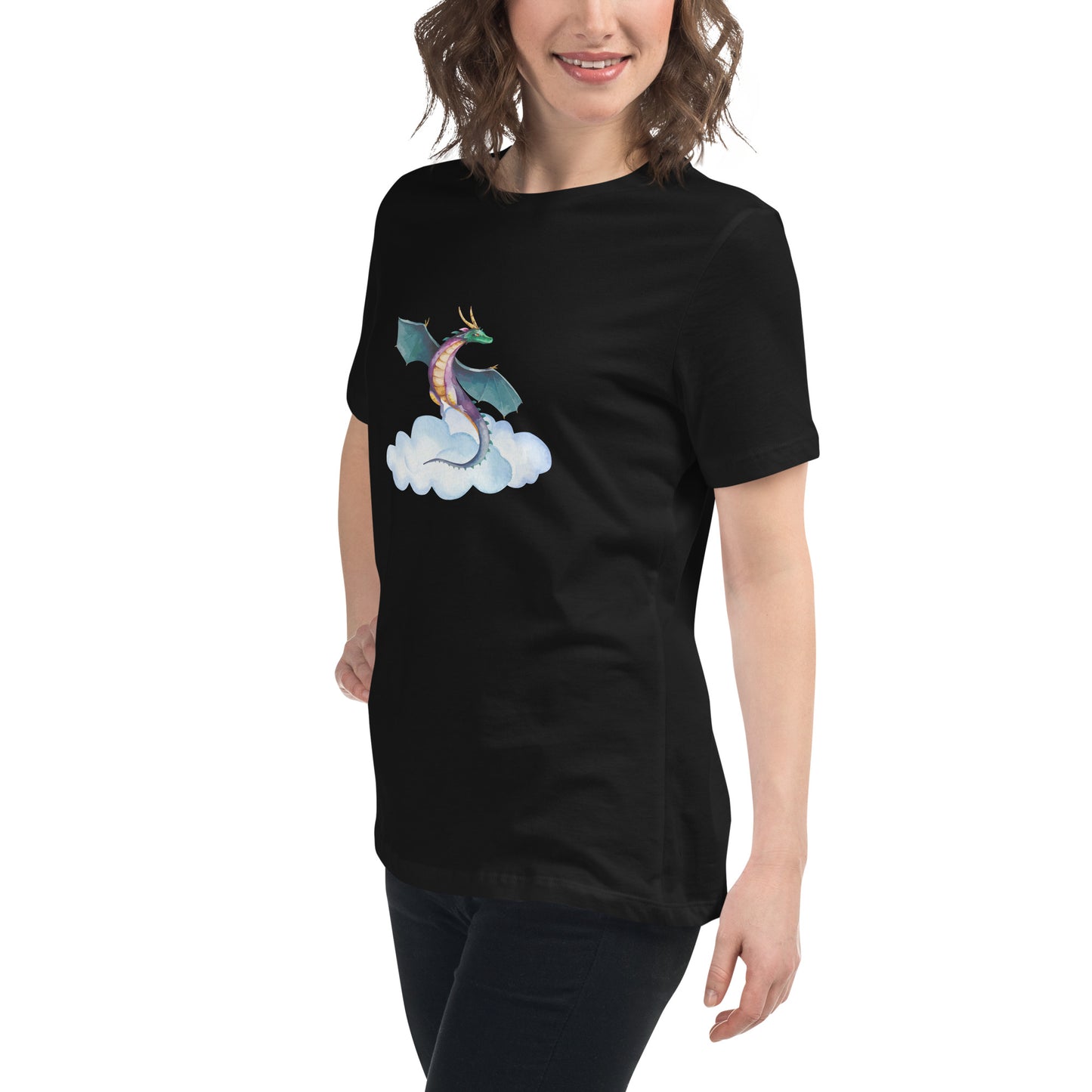 Believe in Dragons! Women's Relaxed T-Shirt - S&J Pictures