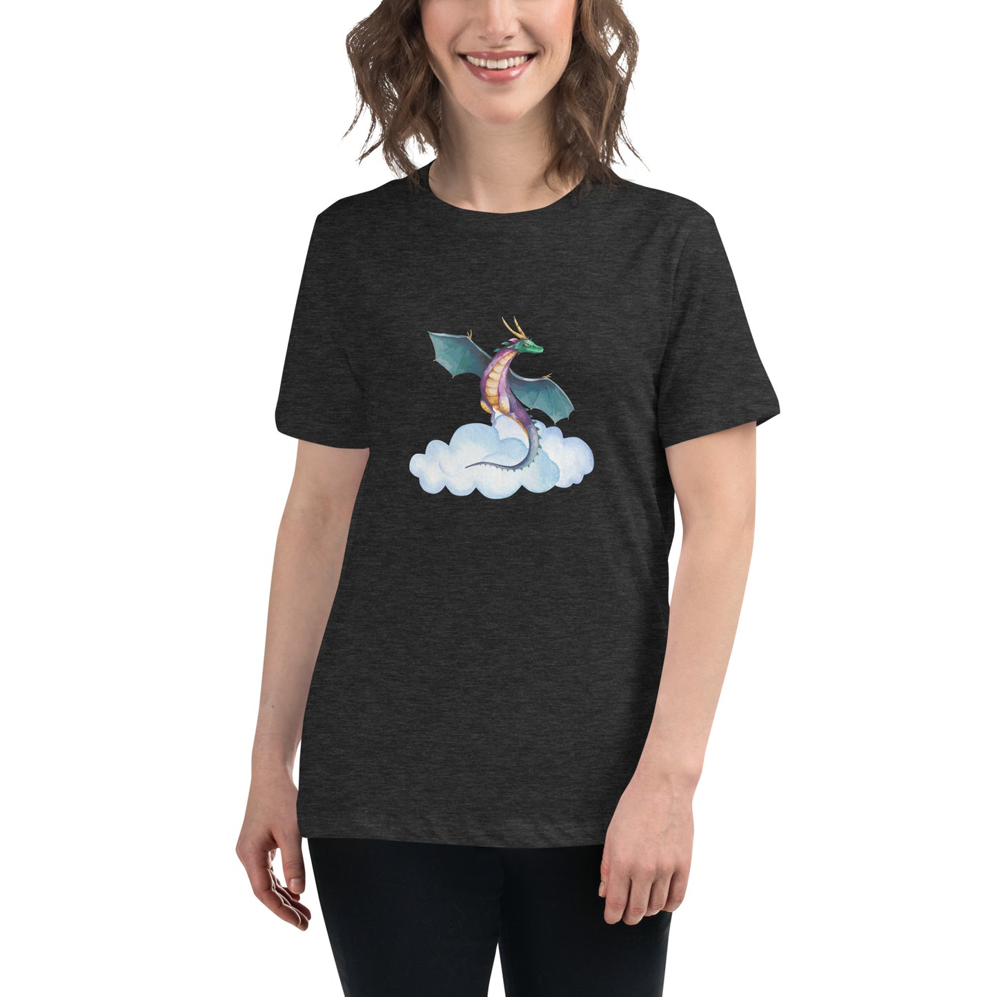 Believe in Dragons! Women's Relaxed T-Shirt - S&J Pictures