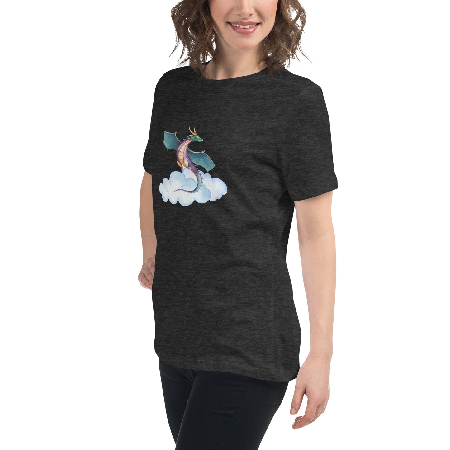 Believe in Dragons! Women's Relaxed T-Shirt - S&J Pictures