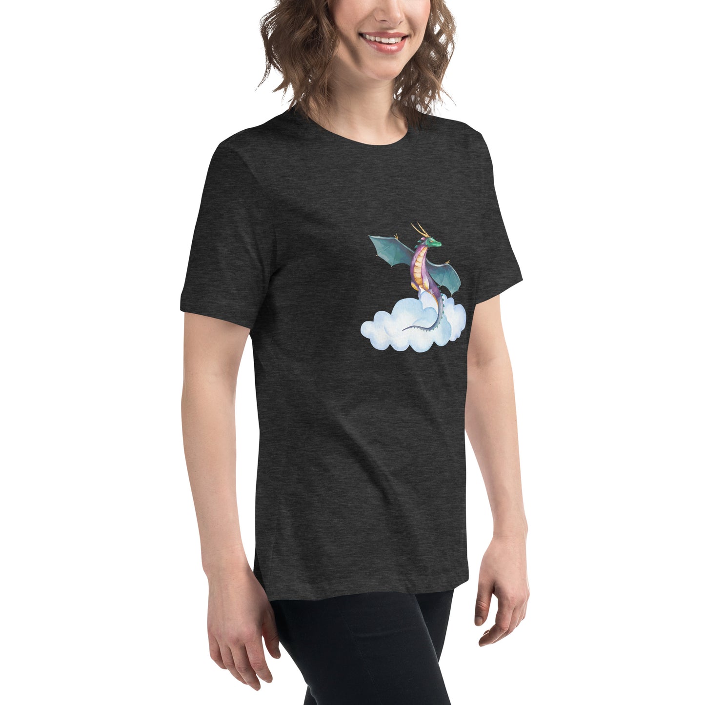 Believe in Dragons! Women's Relaxed T-Shirt - S&J Pictures