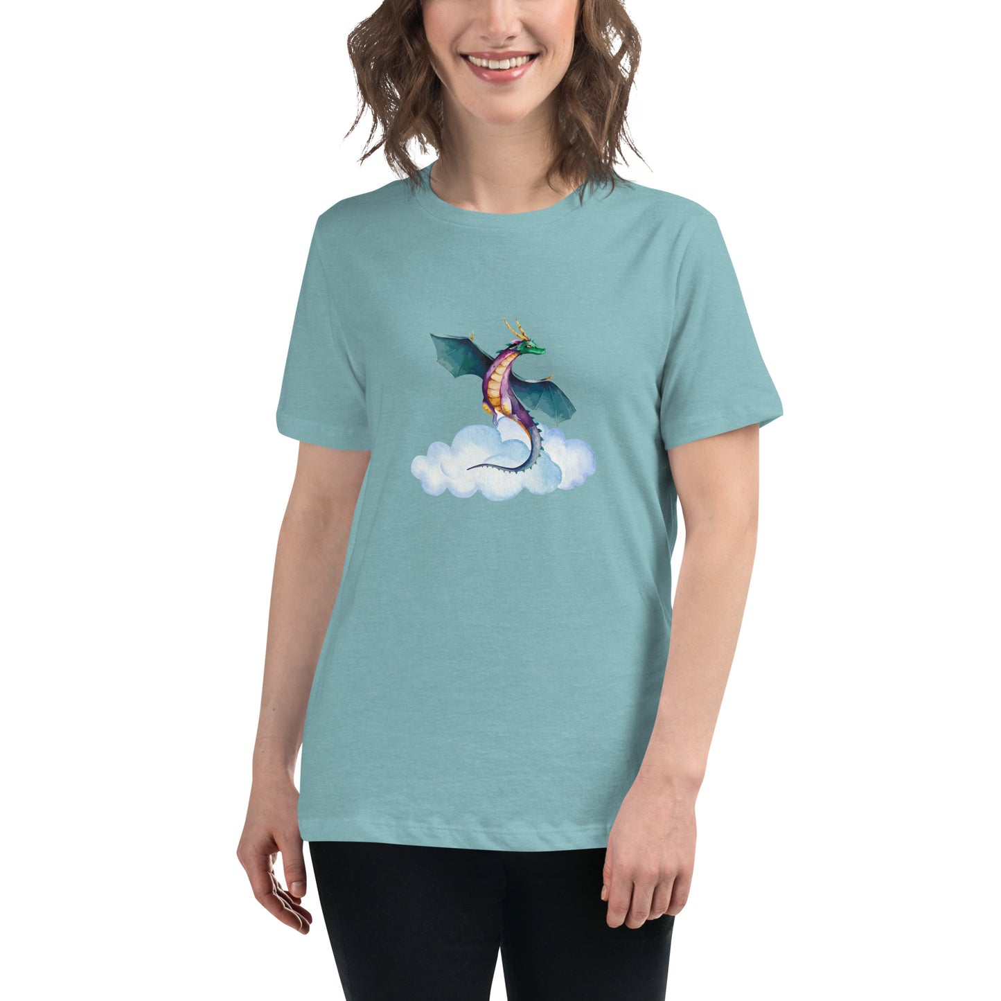 Believe in Dragons! Women's Relaxed T-Shirt - S&J Pictures