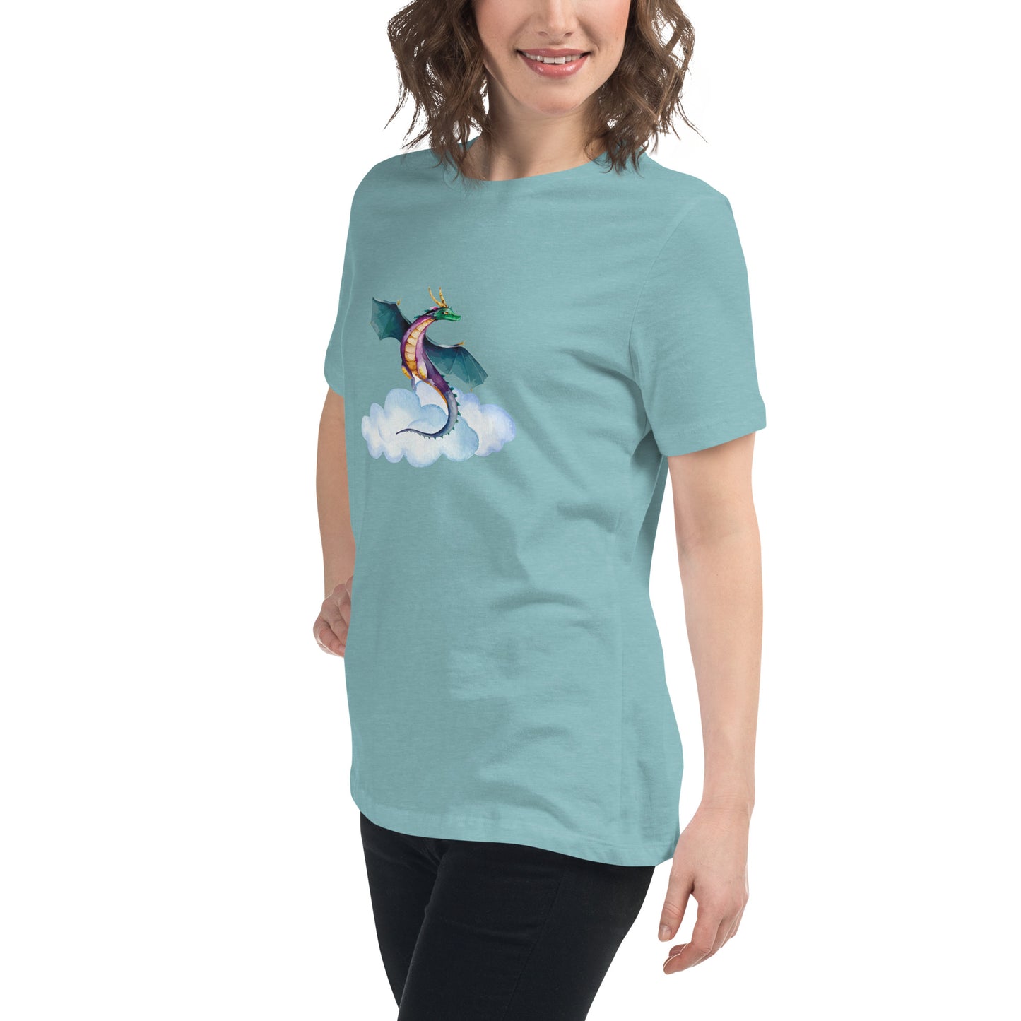 Believe in Dragons! Women's Relaxed T-Shirt - S&J Pictures
