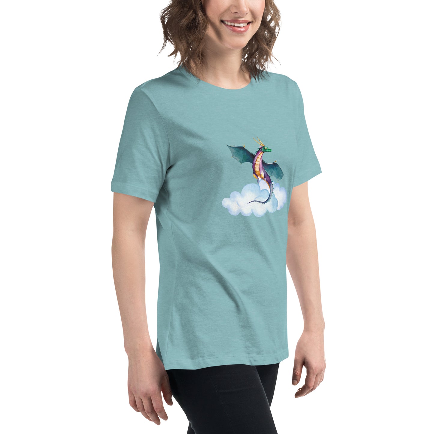 Believe in Dragons! Women's Relaxed T-Shirt - S&J Pictures
