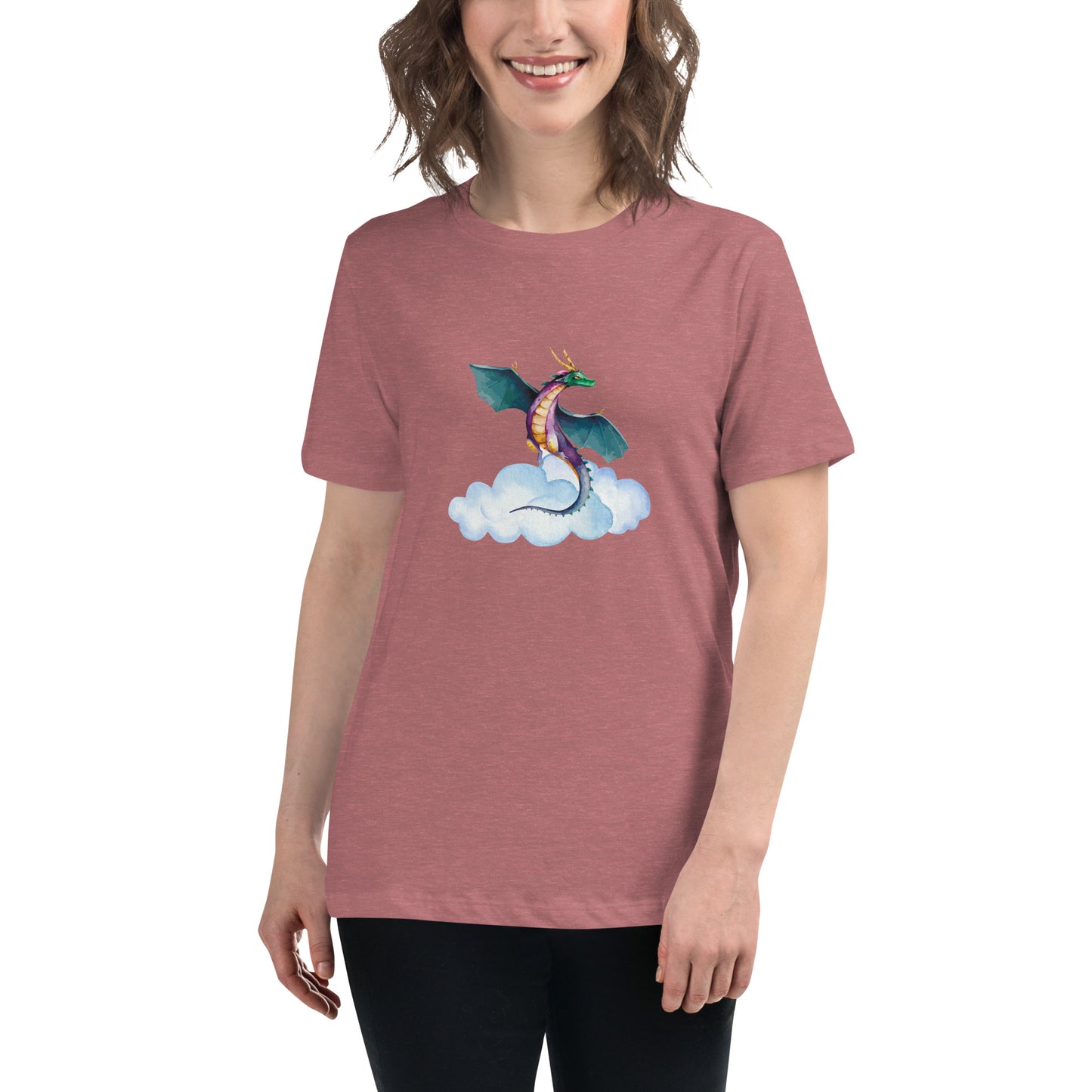 Believe in Dragons! Women's Relaxed T-Shirt - S&J Pictures