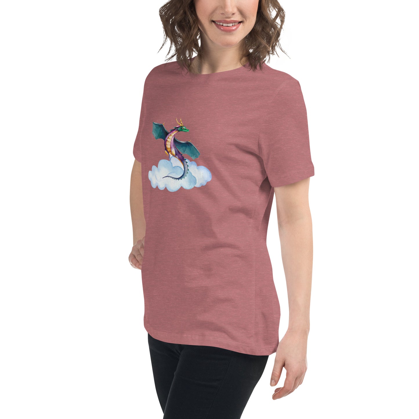 Believe in Dragons! Women's Relaxed T-Shirt - S&J Pictures
