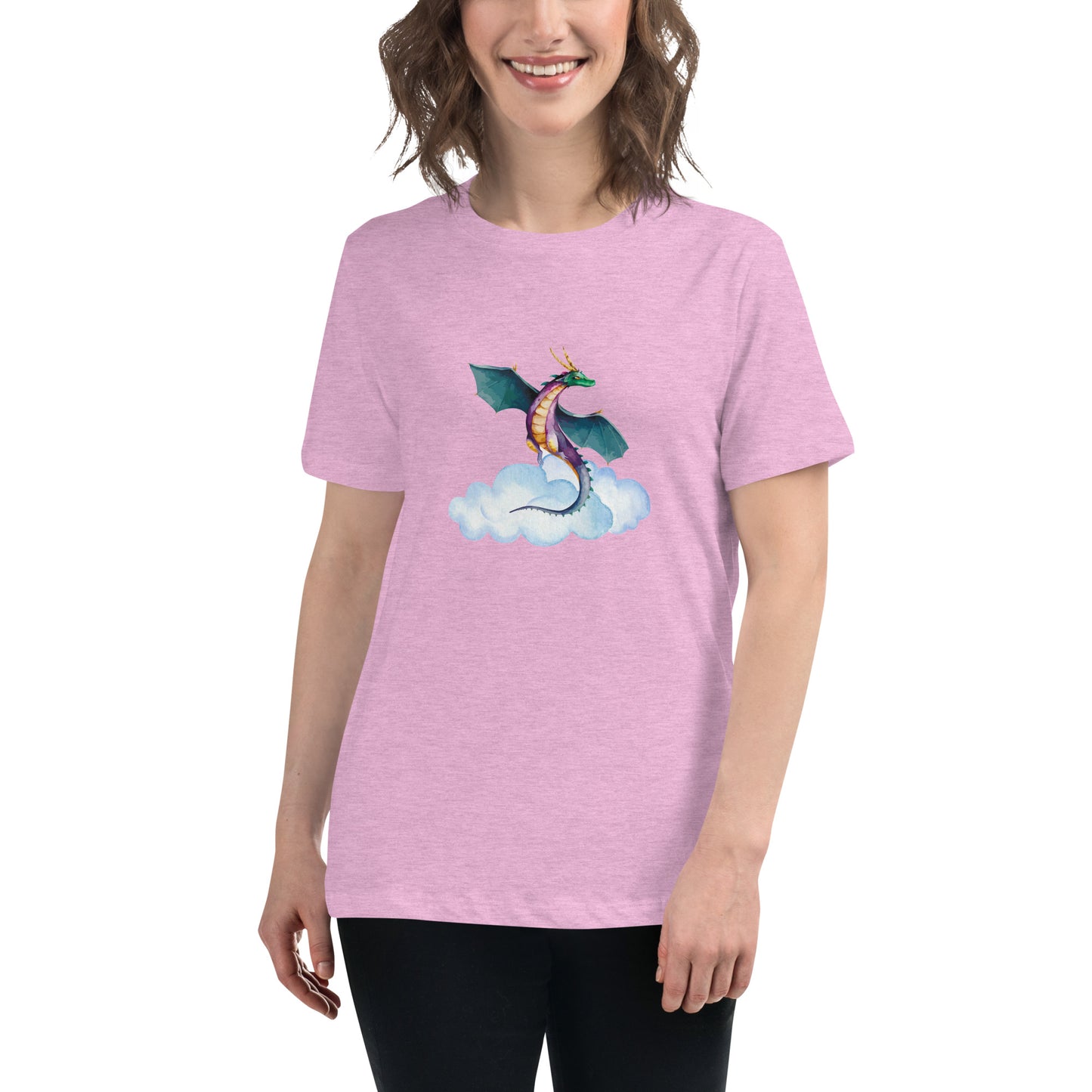 Believe in Dragons! Women's Relaxed T-Shirt - S&J Pictures