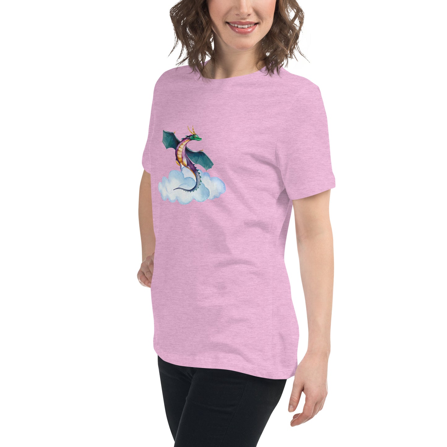 Believe in Dragons! Women's Relaxed T-Shirt - S&J Pictures