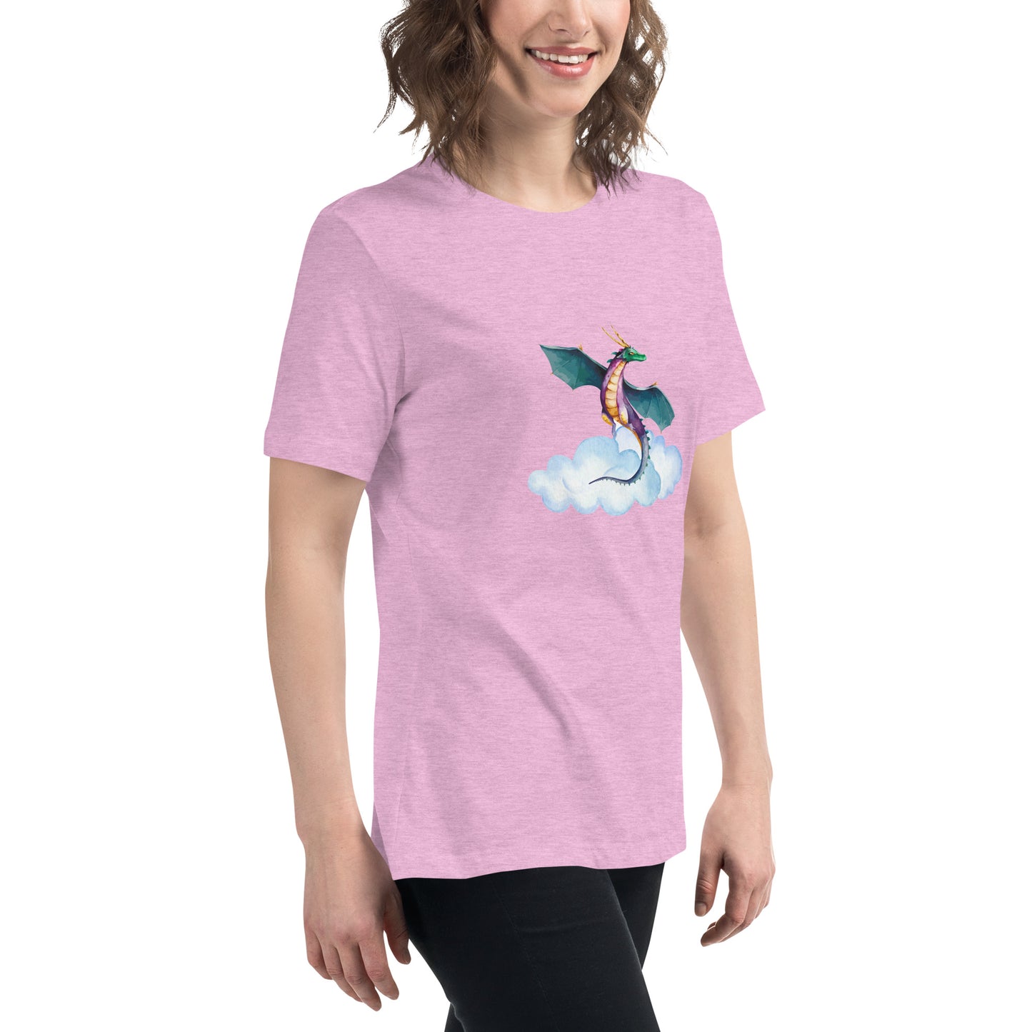 Believe in Dragons! Women's Relaxed T-Shirt - S&J Pictures