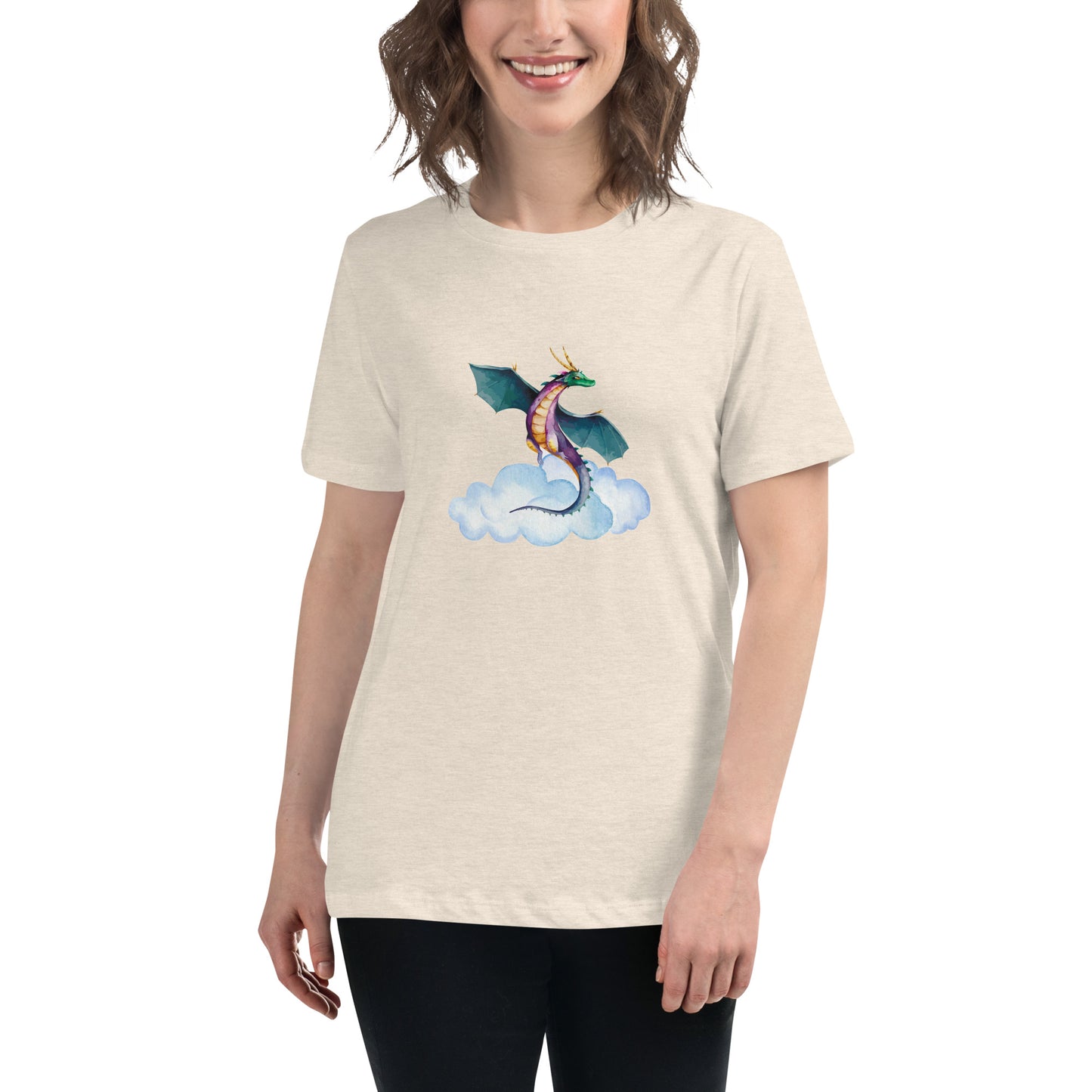 Believe in Dragons! Women's Relaxed T-Shirt - S&J Pictures