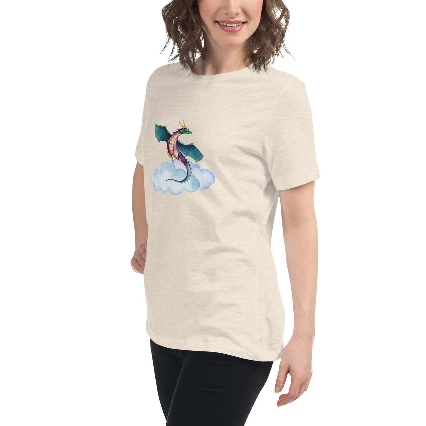 Believe in Dragons! Women's Relaxed T-Shirt - S&J Pictures