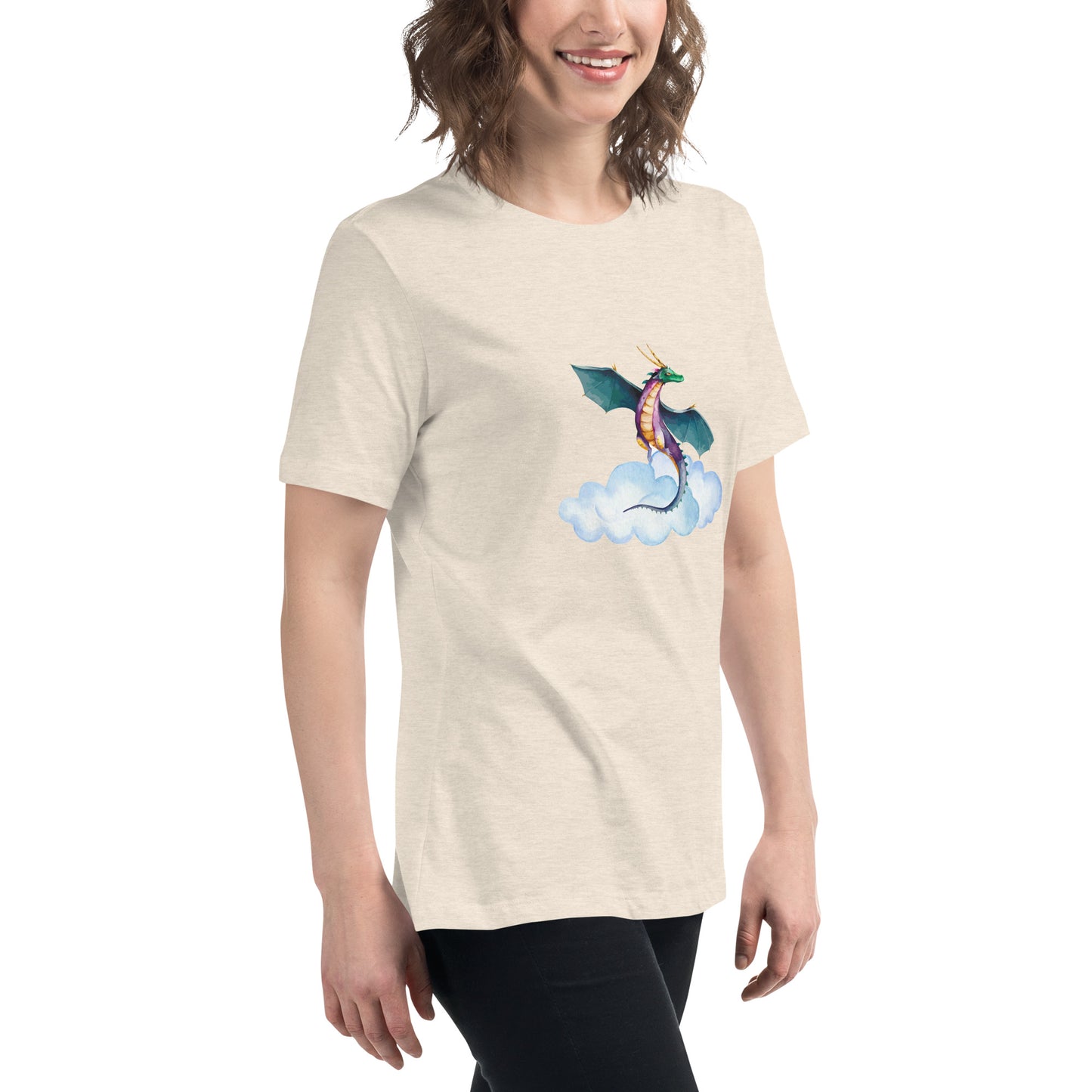 Believe in Dragons! Women's Relaxed T-Shirt - S&J Pictures