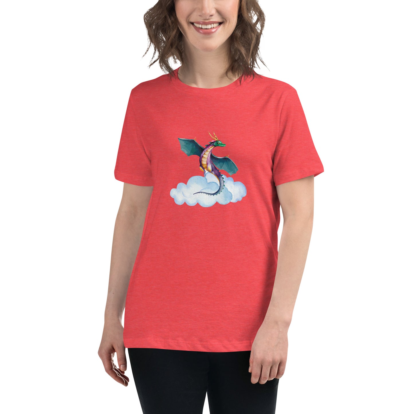 Believe in Dragons! Women's Relaxed T-Shirt - S&J Pictures