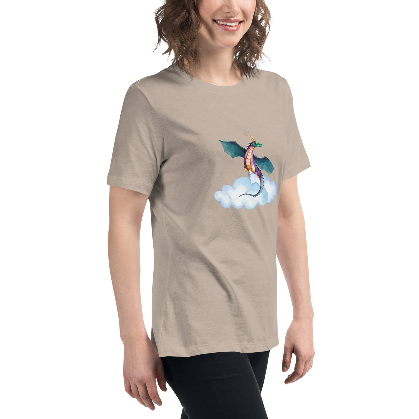 Believe in Dragons! Women's Relaxed T-Shirt - S&J Pictures