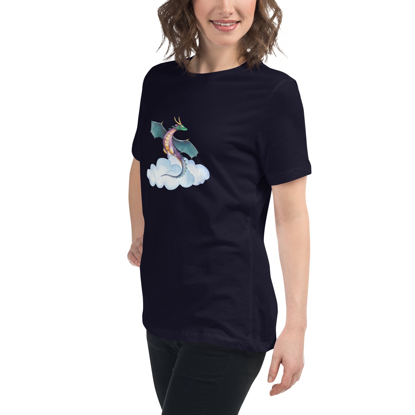 Believe in Dragons! Women's Relaxed T-Shirt - S&J Pictures