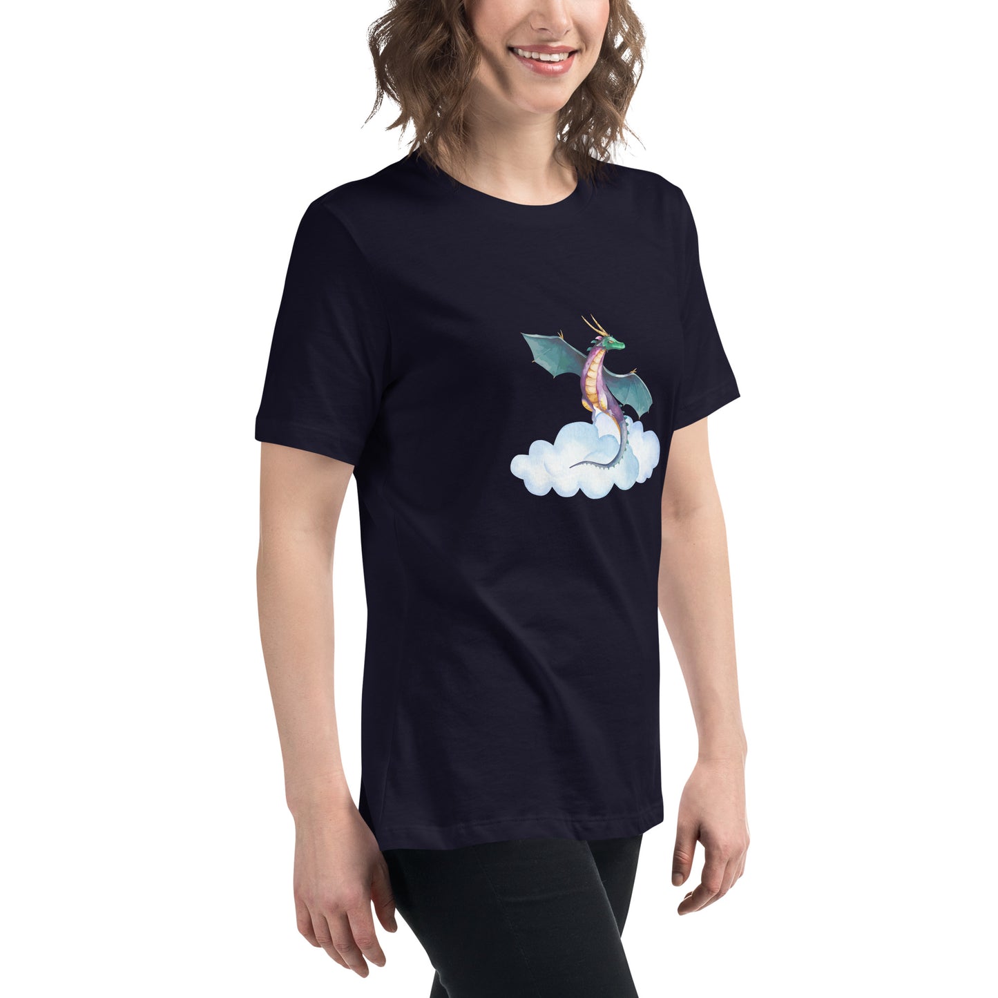 Believe in Dragons! Women's Relaxed T-Shirt - S&J Pictures