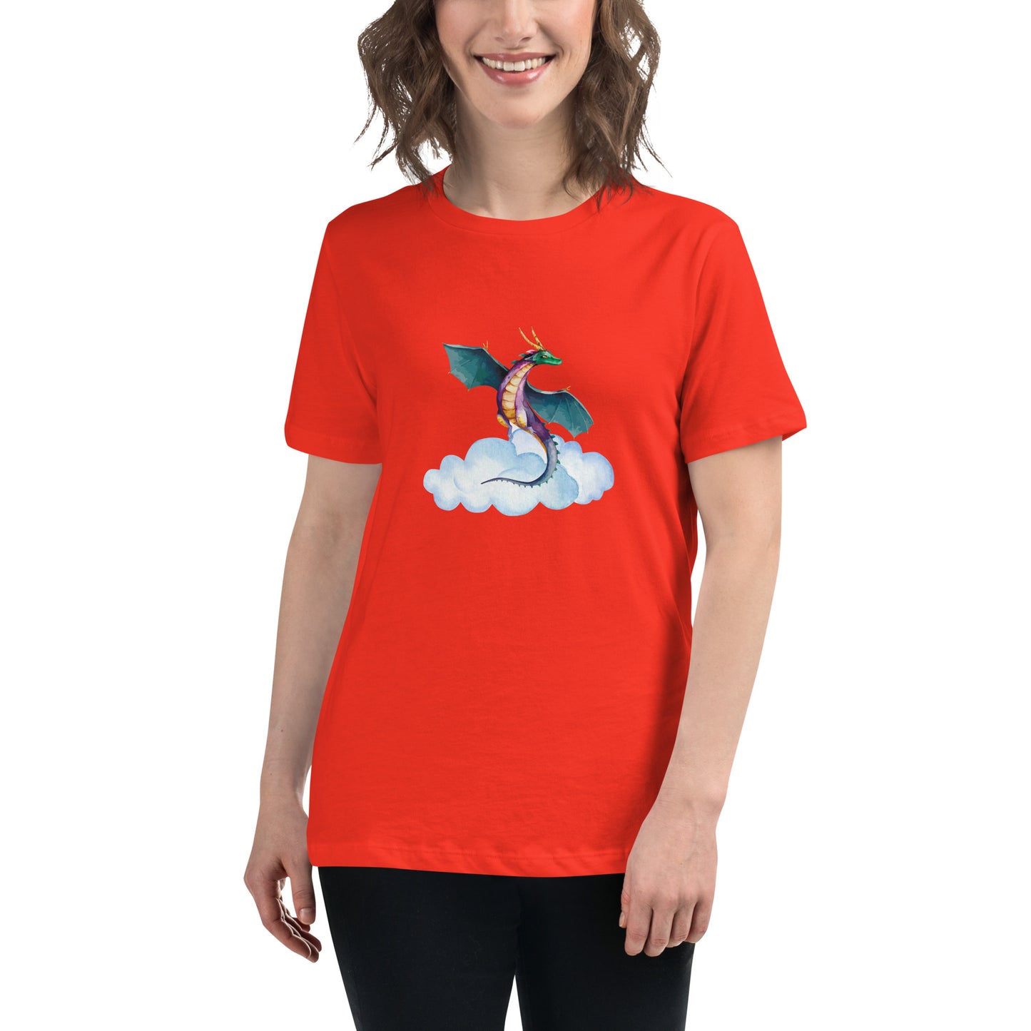 Believe in Dragons! Women's Relaxed T-Shirt - S&J Pictures