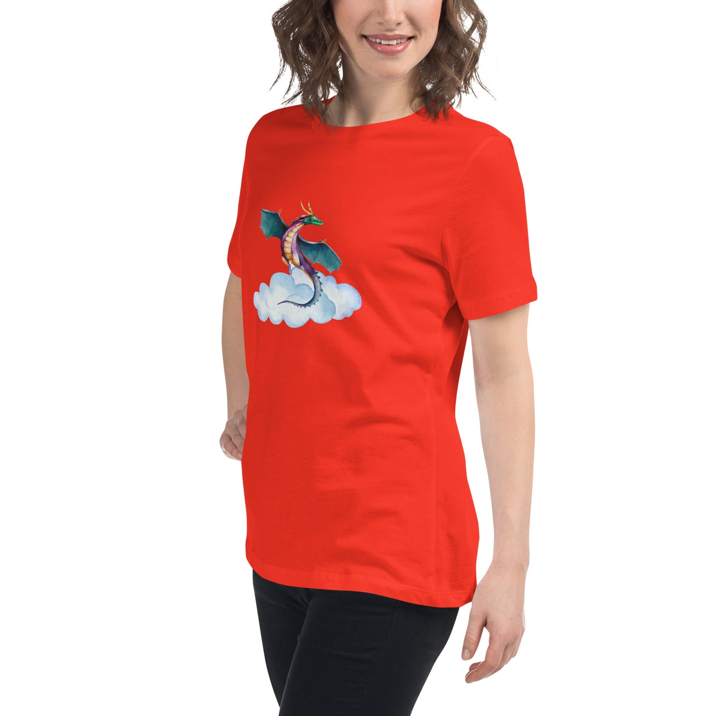 Believe in Dragons! Women's Relaxed T-Shirt - S&J Pictures