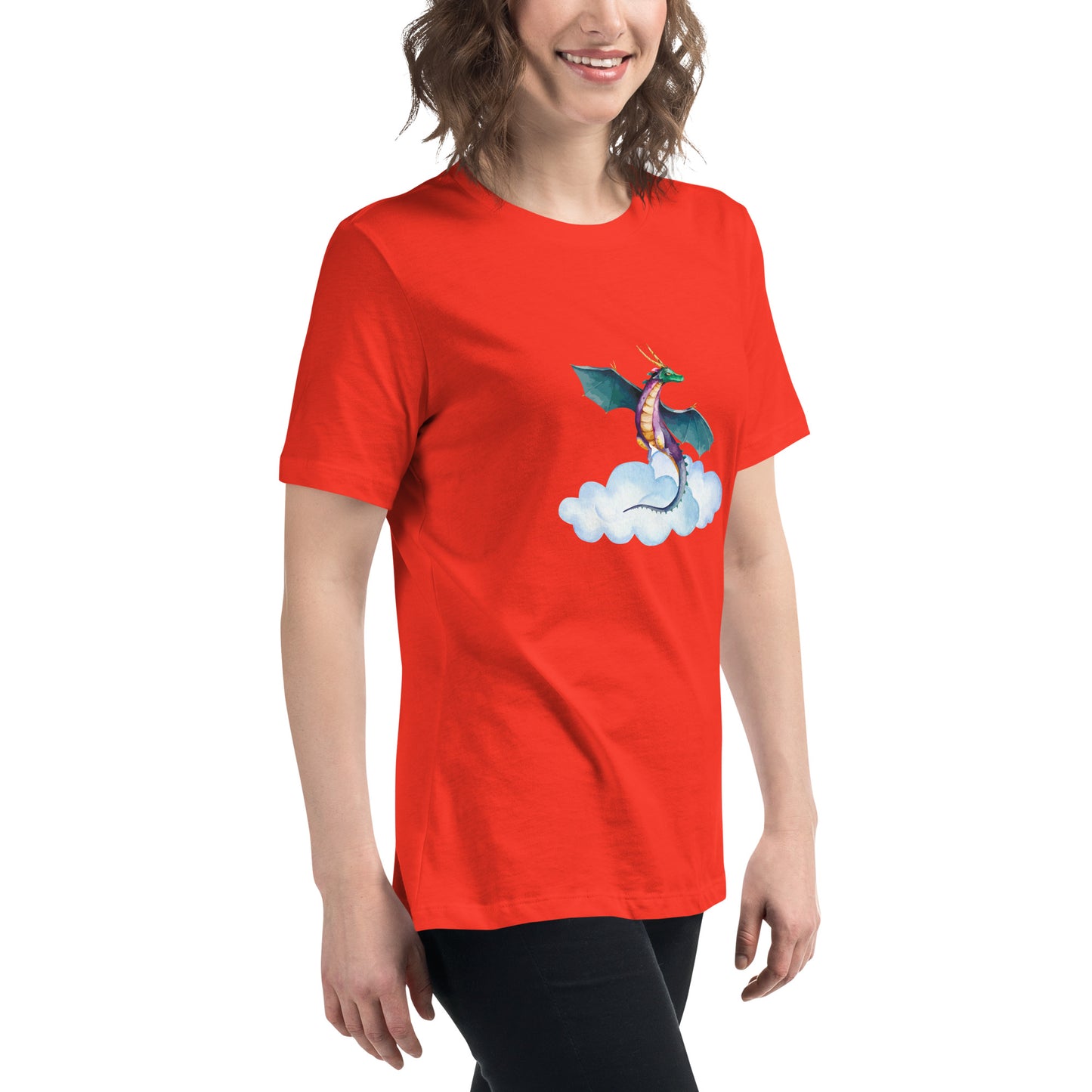Believe in Dragons! Women's Relaxed T-Shirt - S&J Pictures