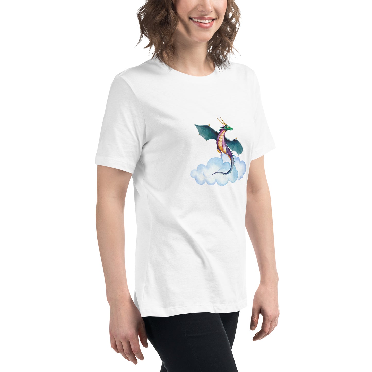 Believe in Dragons! Women's Relaxed T-Shirt - S&J Pictures