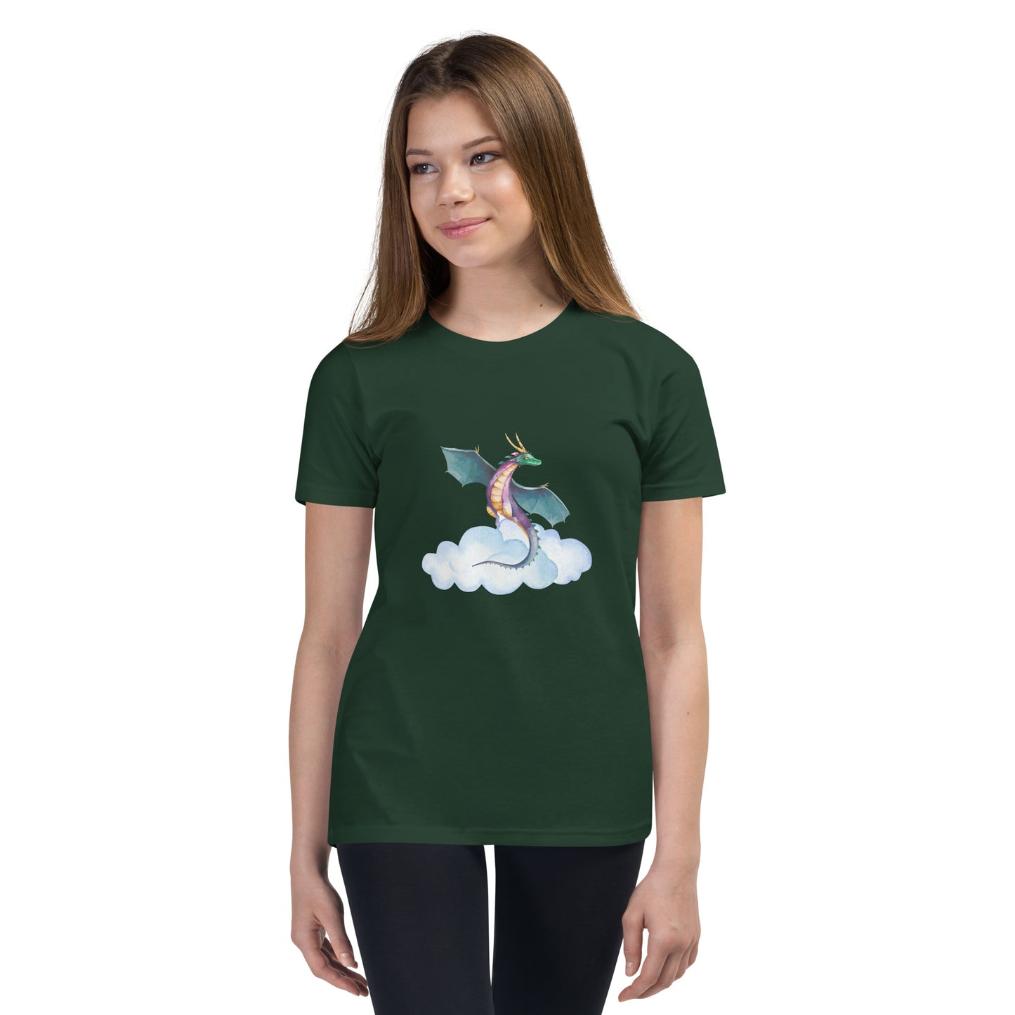 Believe in Dragons! Youth Short Sleeve T-Shirt - S&J Pictures