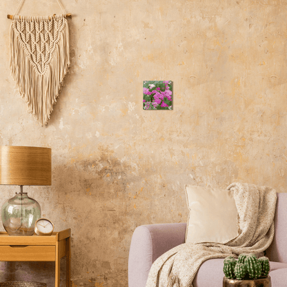Pink Flowers on Acrylic - S&J Pictures