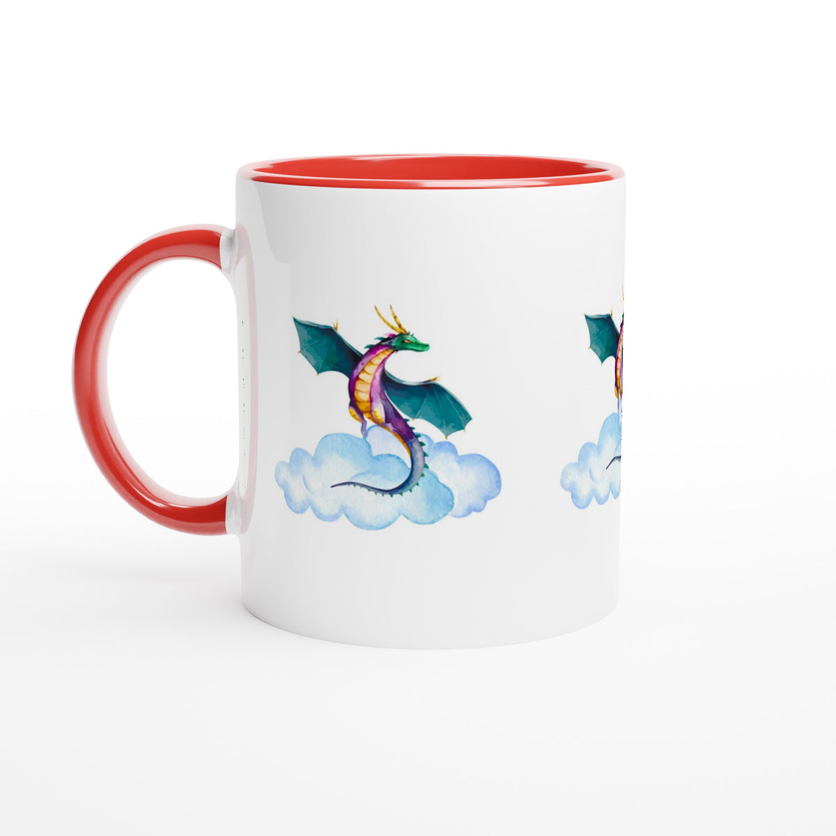 Believe in Dragons! Ceramic Mug - Fantasy Dragon Mug