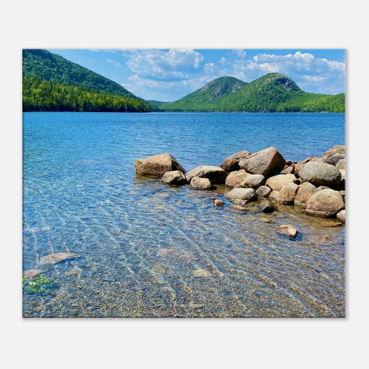 Jordan Pond Canvas Print - Acadia National Park Wall Art