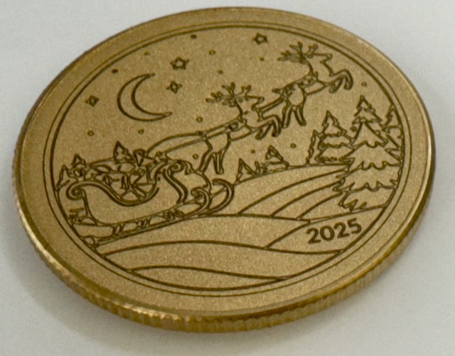 Limited Edition 2025 Holiday Keepsake Gift Coins