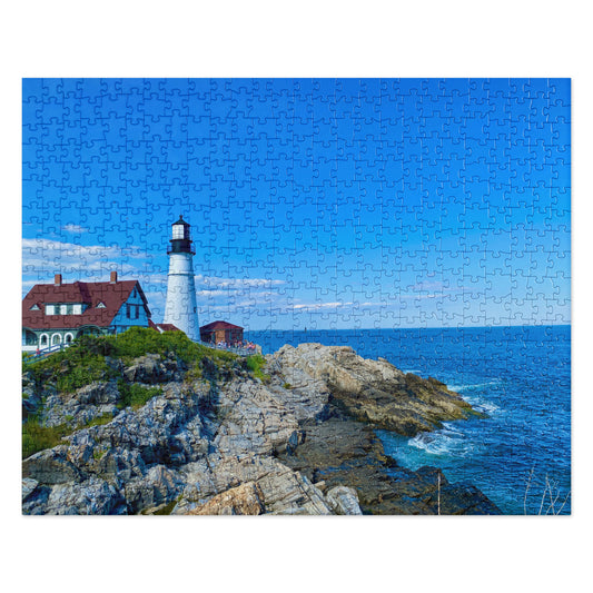 
Portland Head Lighthouse Jigsaw Puzzle - Maine Coastal Puzzle