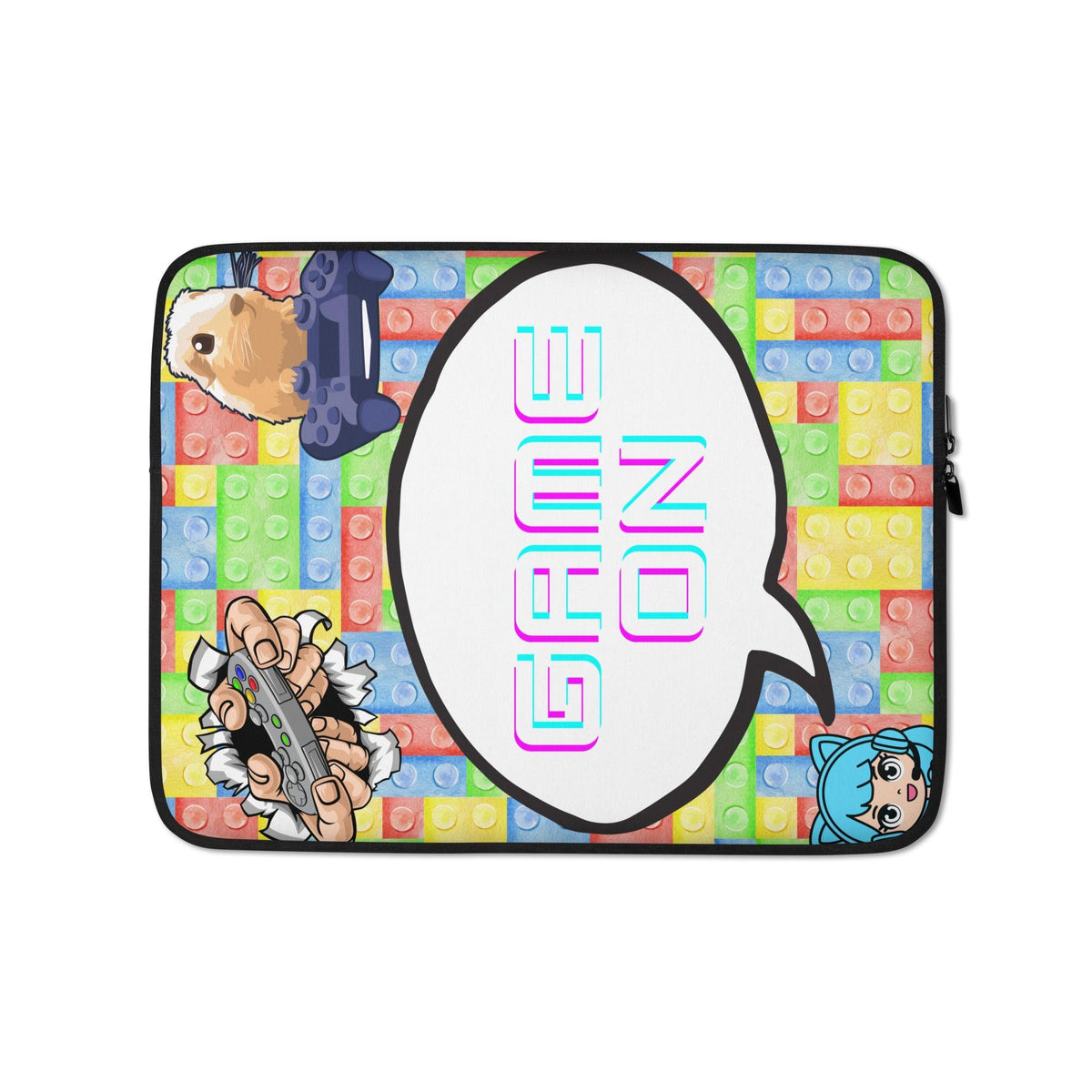Game On! Laptop Sleeve - Gaming Tech Case