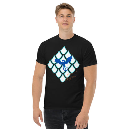 Believe In Dragons! Scale Up! Unisex classic tee - S&J Pictures