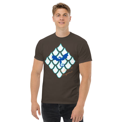 Believe In Dragons! Scale Up! Unisex classic tee - S&J Pictures