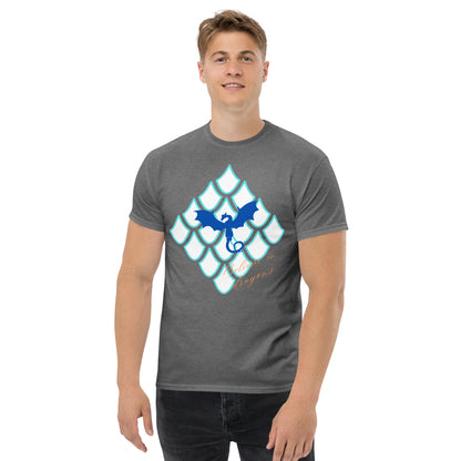 Believe In Dragons! Scale Up! Unisex classic tee - S&J Pictures