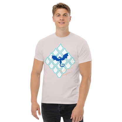 Believe In Dragons! Scale Up! Unisex classic tee - S&J Pictures