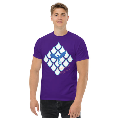 Believe In Dragons! Scale Up! Unisex classic tee - S&J Pictures