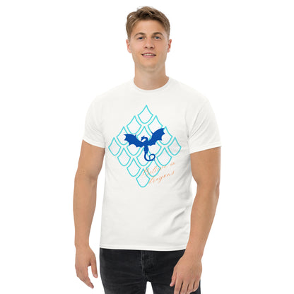 Believe In Dragons! Scale Up! Unisex classic tee - S&J Pictures