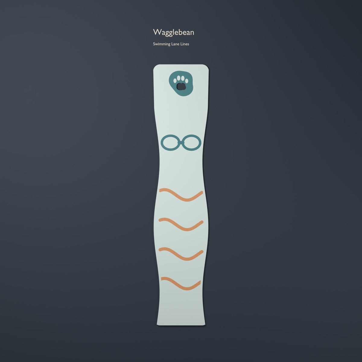 Active Adventures bookmark – Swimming Lane Lines