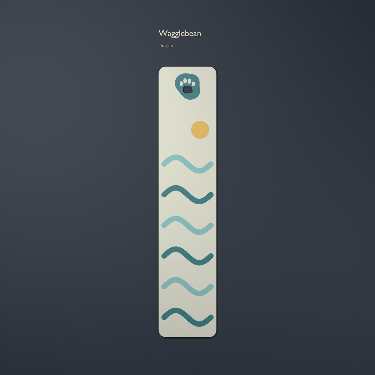 Coastal Summer bookmark – Tideline