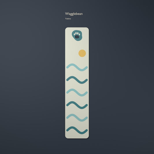 
Coastal Summer bookmark – Tideline