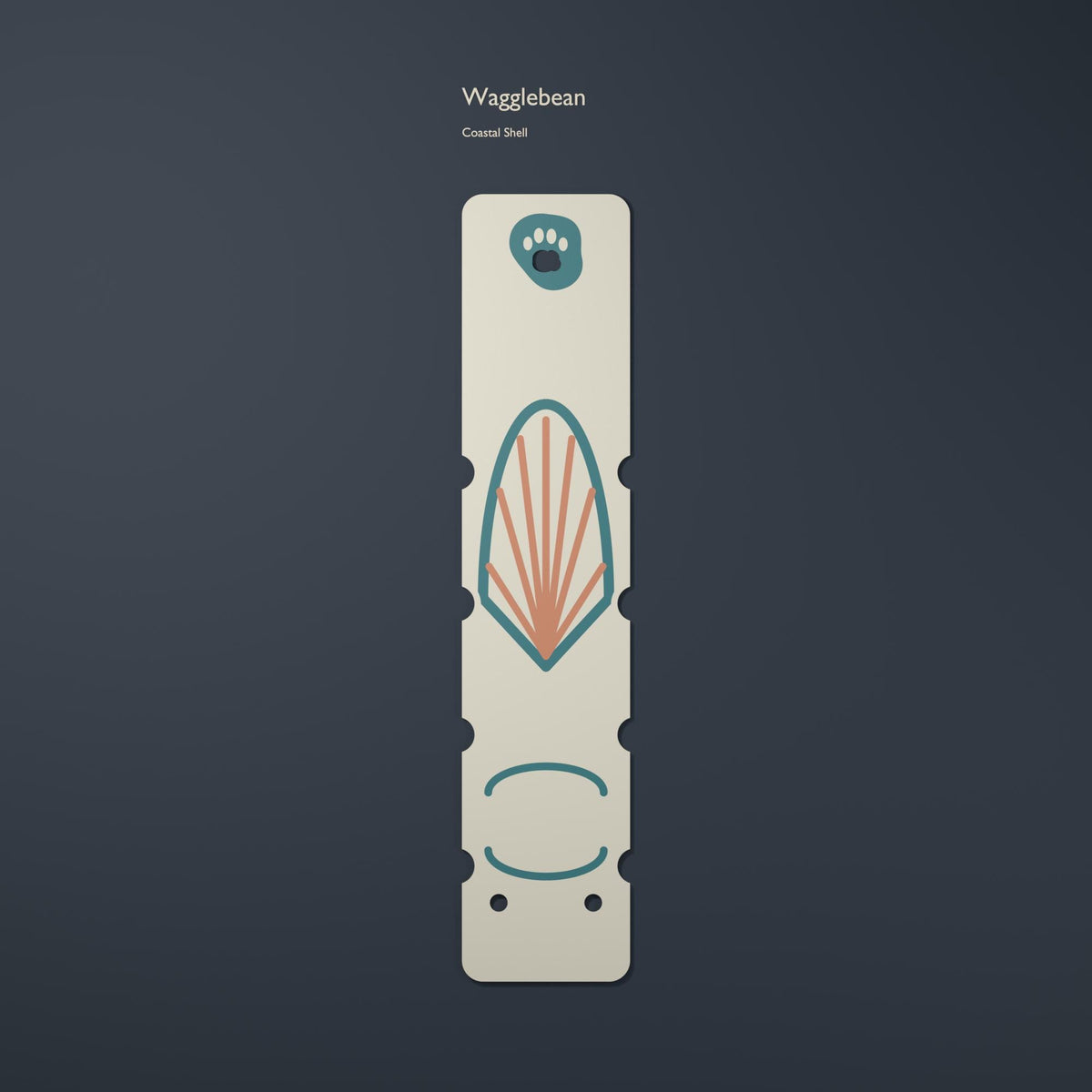 Coastal Summer bookmark – Coastal Shell